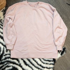 Lululemon feather pink perfectly oversized crew
